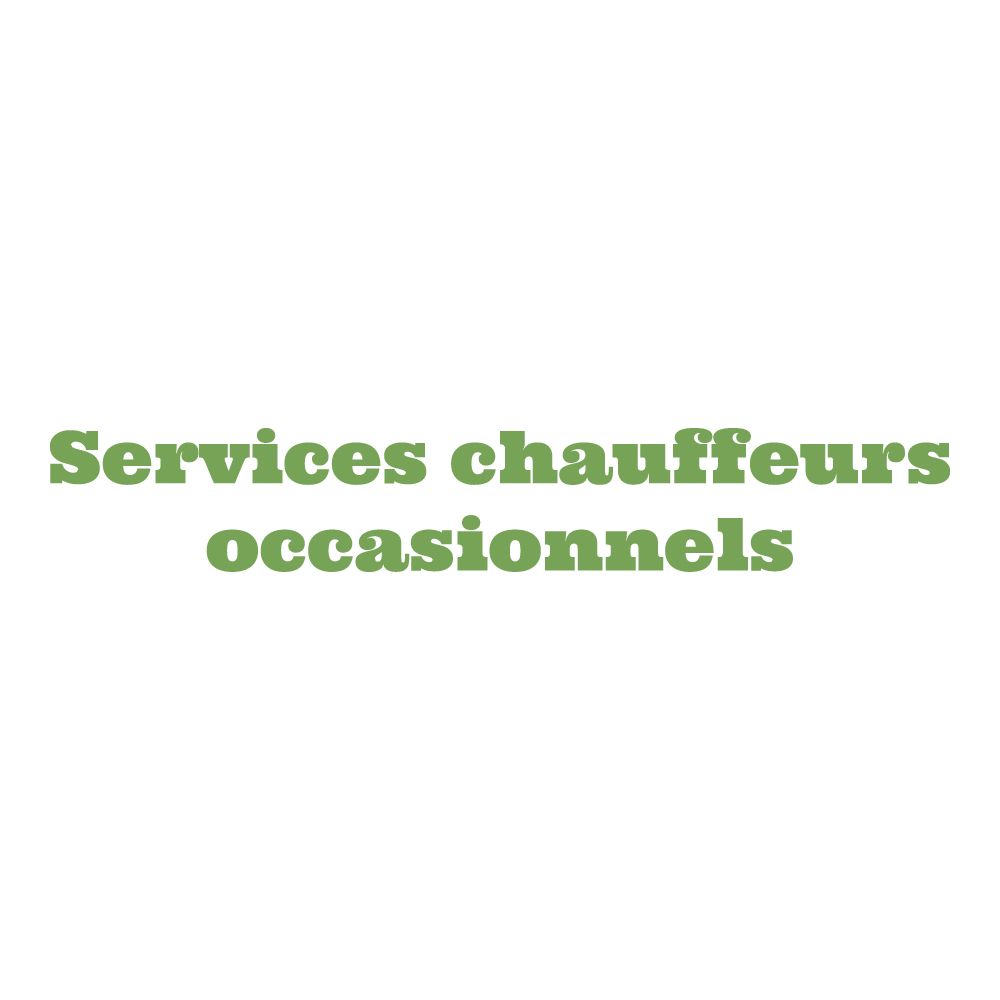 SCO Service chauffeurs occasionnels